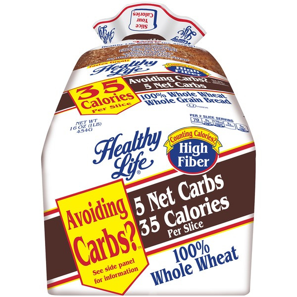 Healthy Life Bread
 Healthy Life Whole Wheat Whole Grain Bread from Jewel