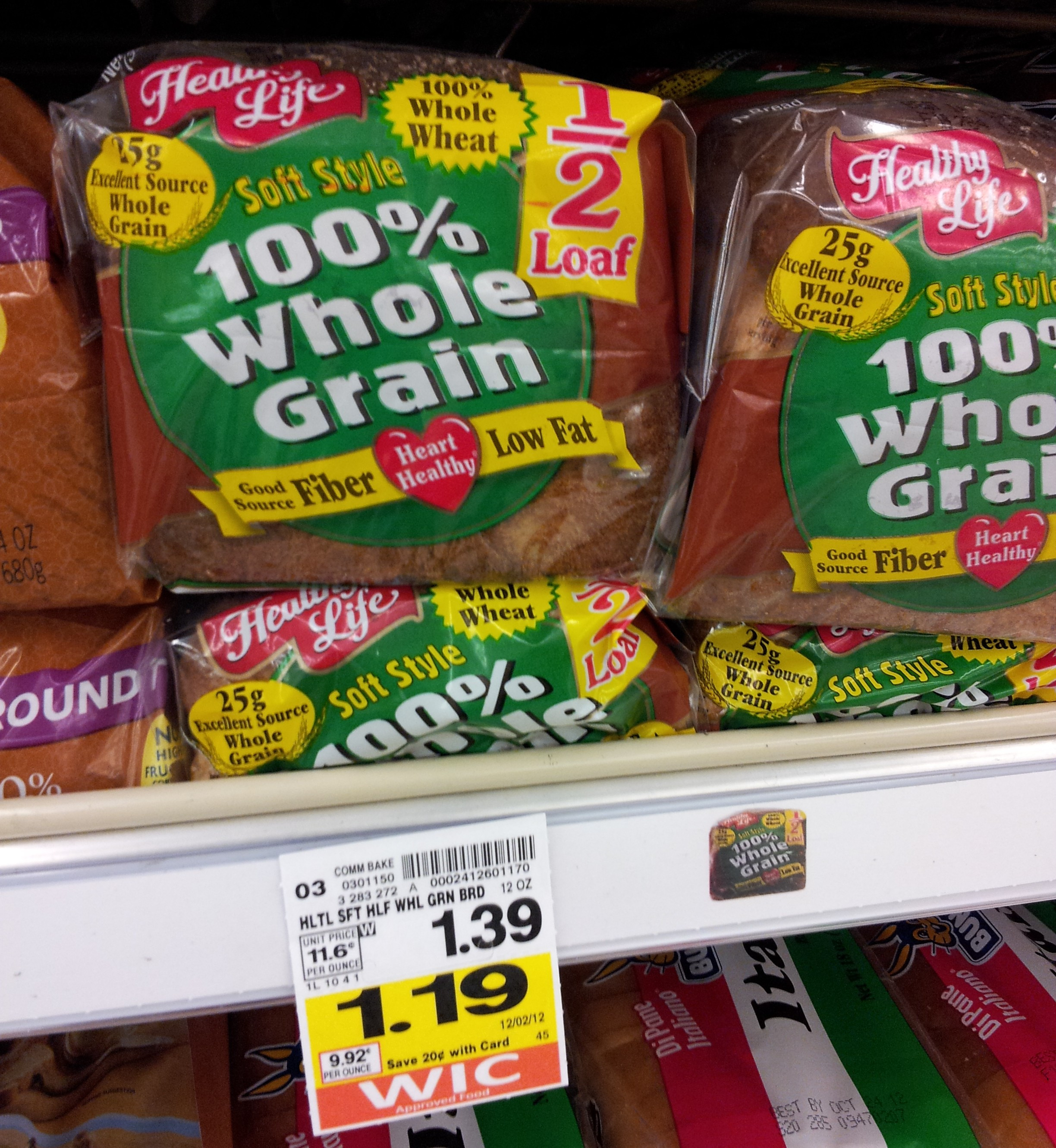 Healthy Life Bread
 Healthy Life Bread Free or Cheap at Kroger