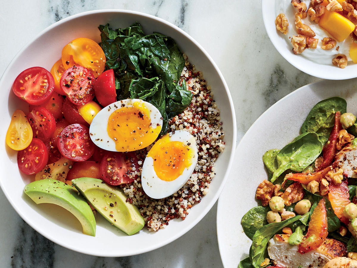 Healthy Light Breakfast
 Quinoa Breakfast Bowl with 6 Minute Egg Recipe Cooking Light