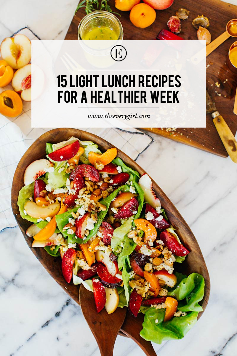 Healthy Light Lunches
 15 Light Lunch Recipes for a Healthier Week The Everygirl