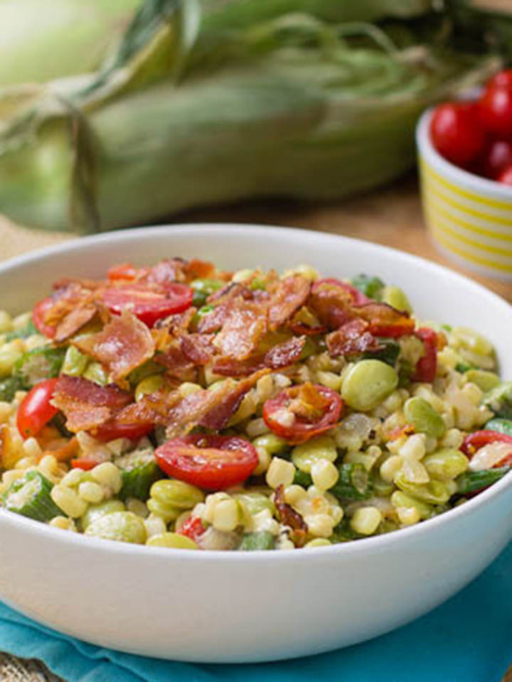 Healthy Lima Bean Recipes
 Summer Succotash with Lima Beans and Corn
