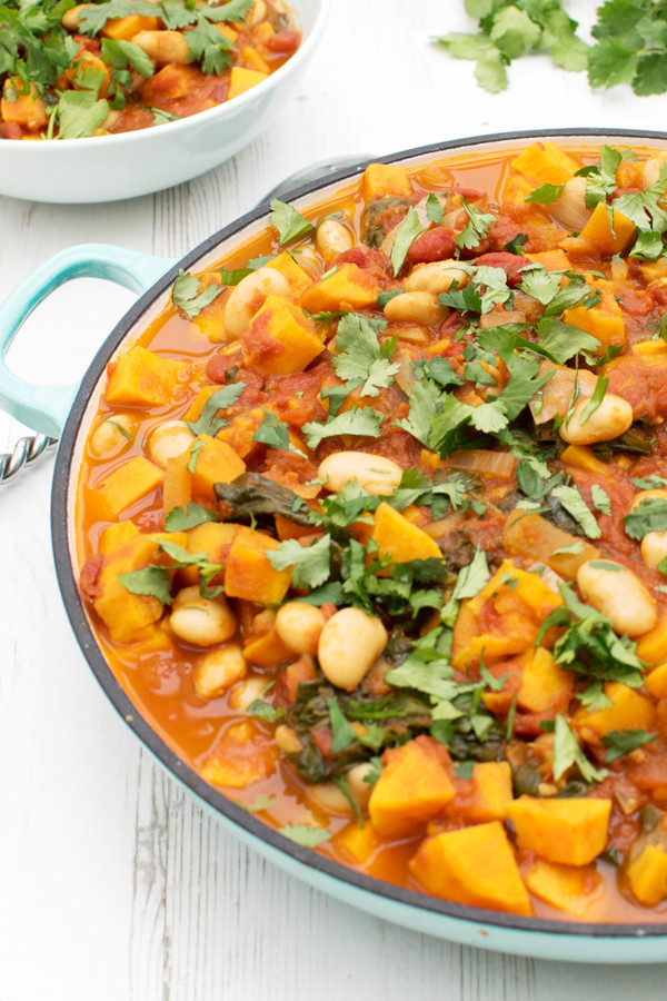 Healthy Lima Bean Recipes
 Sweet Potato Spinach & Butter Bean Stew [vegan] [gluten