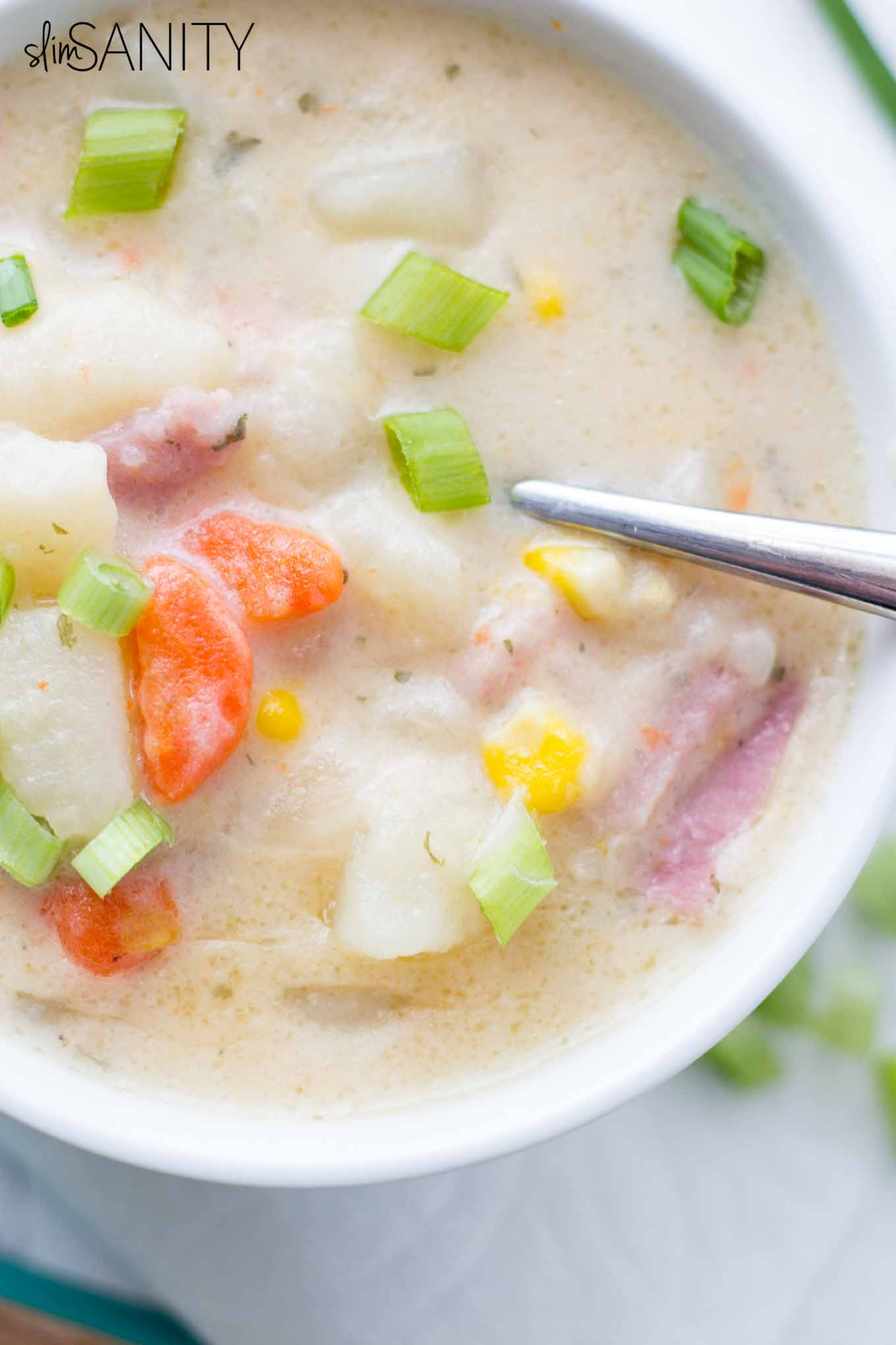 Healthy Loaded Baked Potato Soup
 Healthy Loaded Potato Soup Slim Sanity