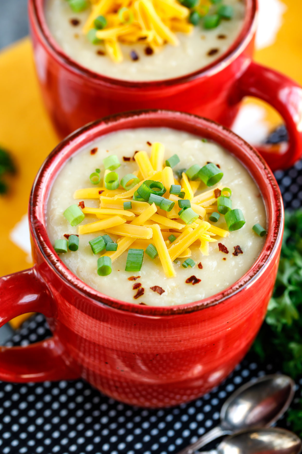 Healthy Loaded Baked Potato Soup
 Crock Pot Veggie Loaded Baked Potato Soup Recipe