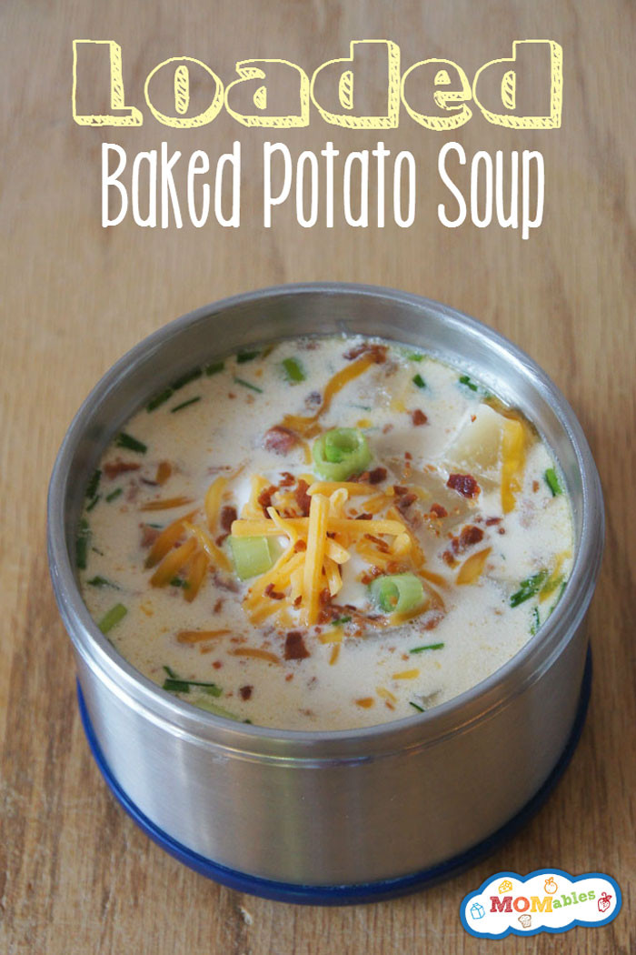 Healthy Loaded Baked Potato Soup
 loaded baked potato soup