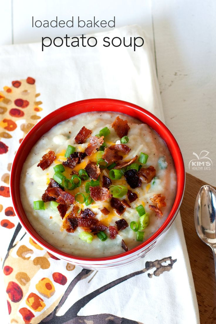 Healthy Loaded Baked Potato Soup
 Loaded Baked Potato Soup Recipe — Dishmaps