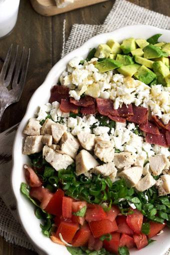 Healthy Low Calorie Salads
 Healthy Recipe High Protein Skinny Cobb Salad Low Carbs