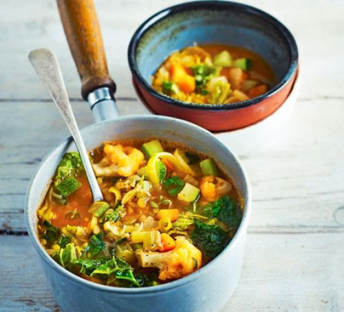 Healthy Low Calorie Soups
 Rustic ve able soup recipe