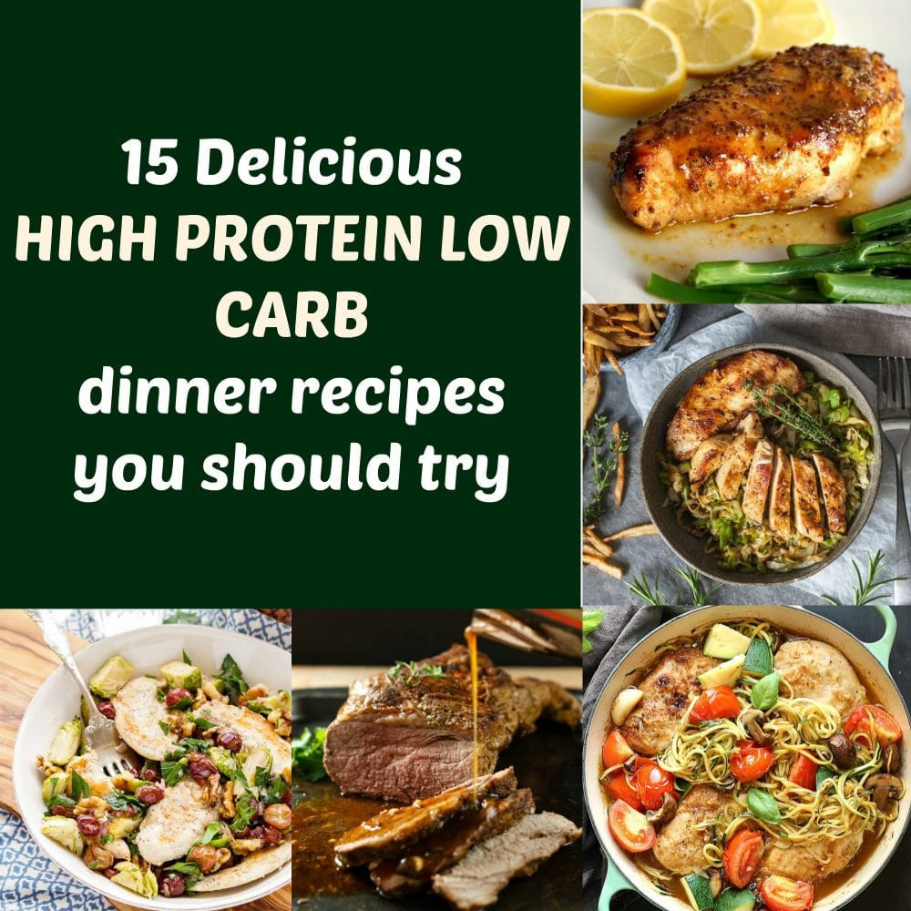 Healthy Low Carb High Protein Recipes
 15 Delicious High Protein Low Carb Dinner Recipes You