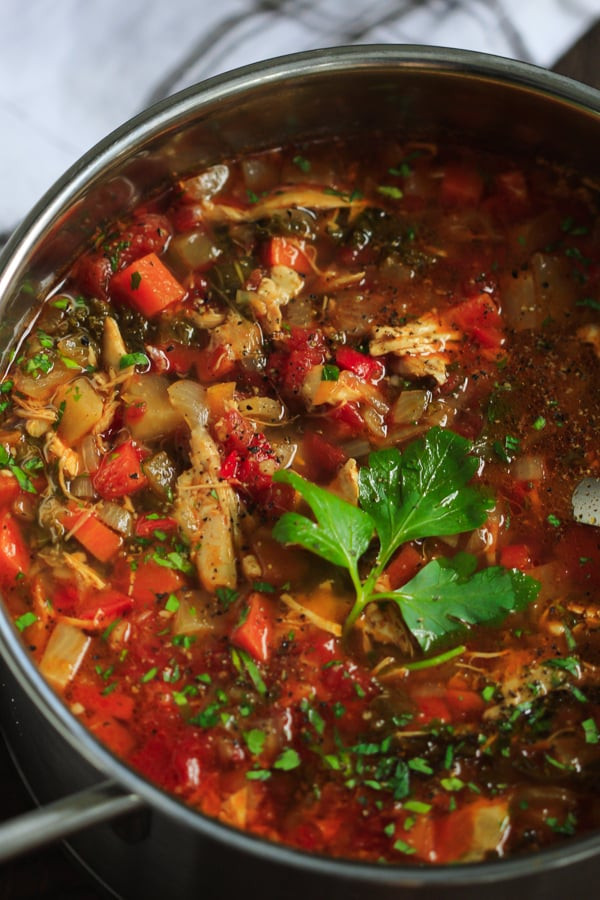 Healthy Low Carb Soups
 Chicken Ve able Soup Recipe Primavera Kitchen