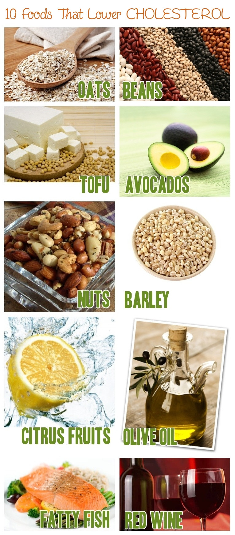 Healthy Low Cholesterol Snacks
 10 Foods That Lower Cholesterol