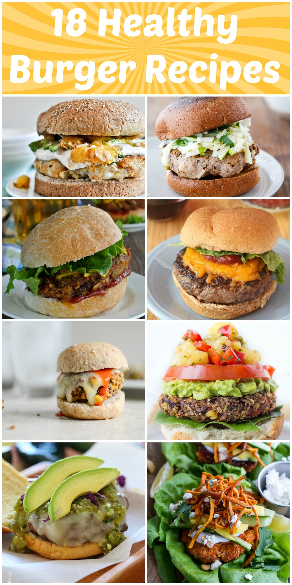Healthy Low Fat Recipes
 18 Healthy Burger Recipes Food Done Light