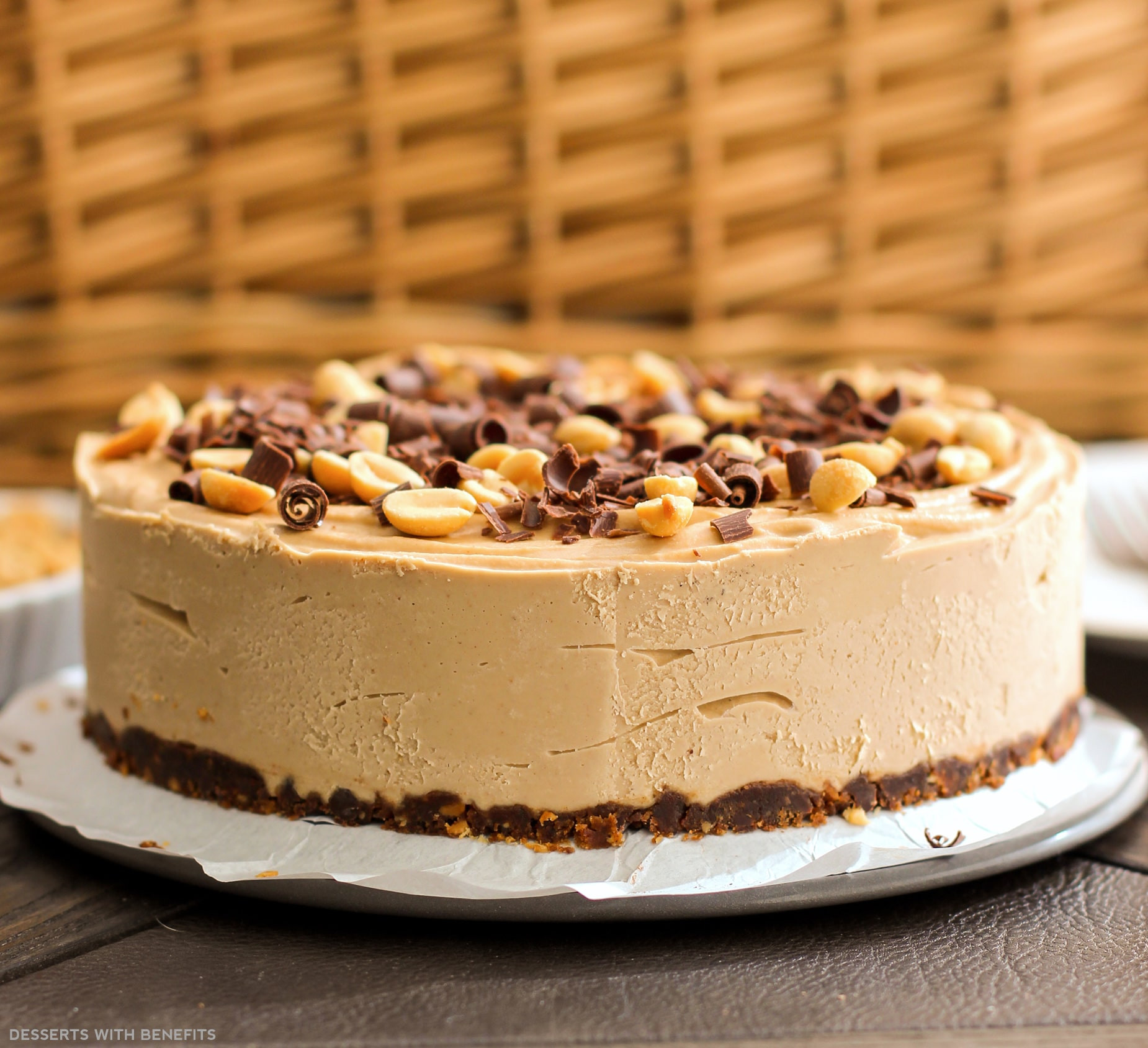 Healthy Low Sugar Desserts
 Healthy Chocolate Peanut Butter Raw Cheesecake