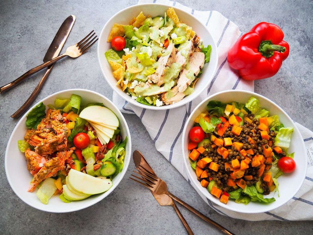 Healthy Lunch Salads
 Easy Lunch Salad Three Ways