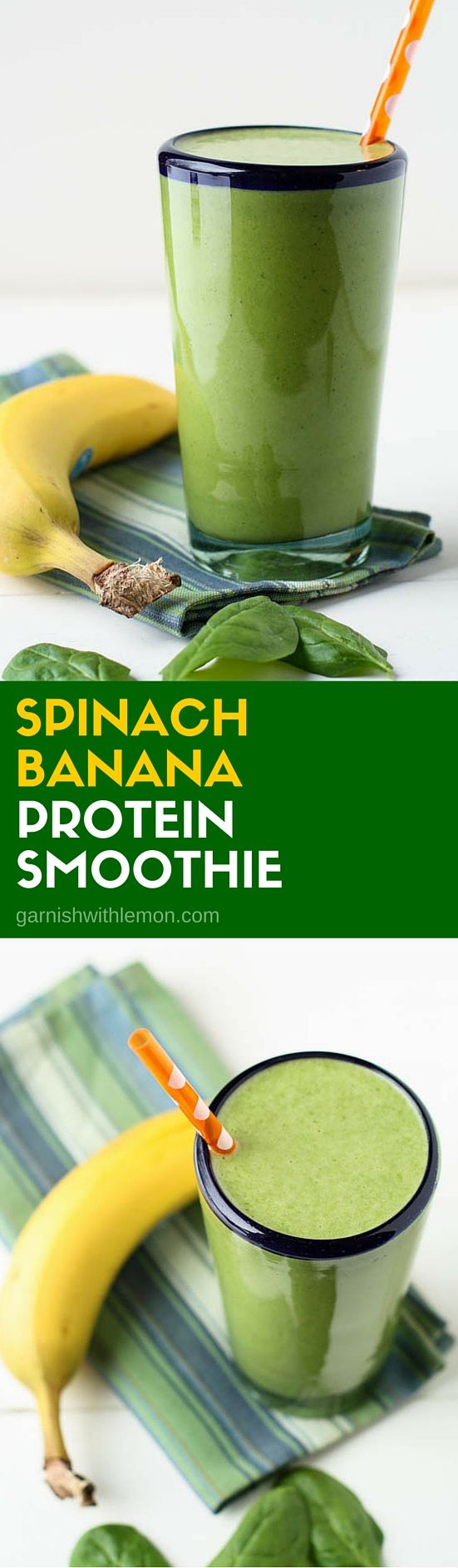Healthy Lunch Smoothies
 Spinach Banana Protein Smoothie Recipe