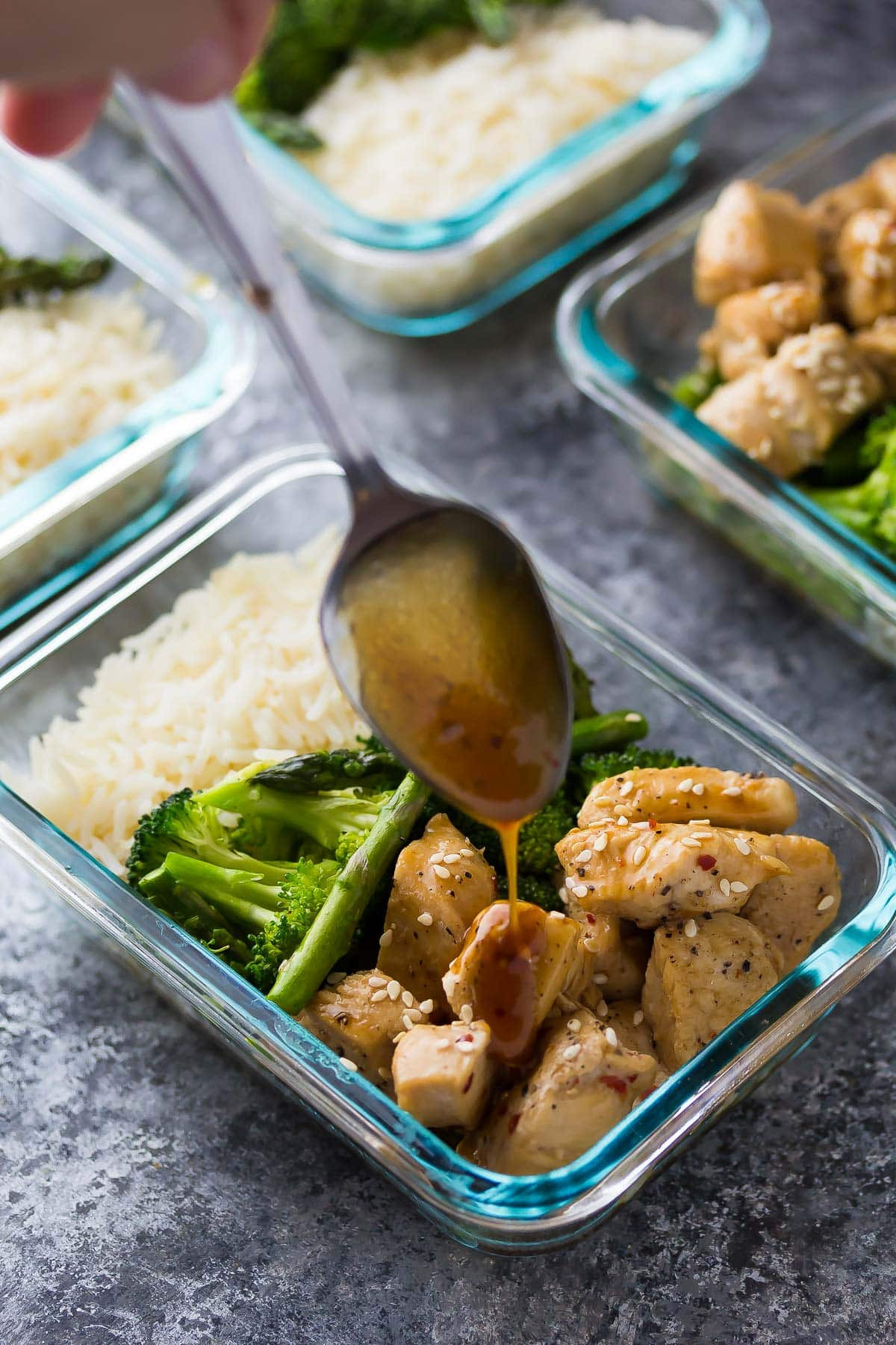 Healthy Lunches And Dinners
 Honey Sesame Chicken Lunch Bowls