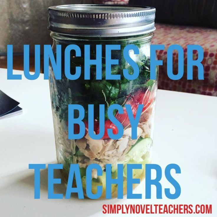 Healthy Lunches For Teachers
 92 best Healthy Teachers images on Pinterest