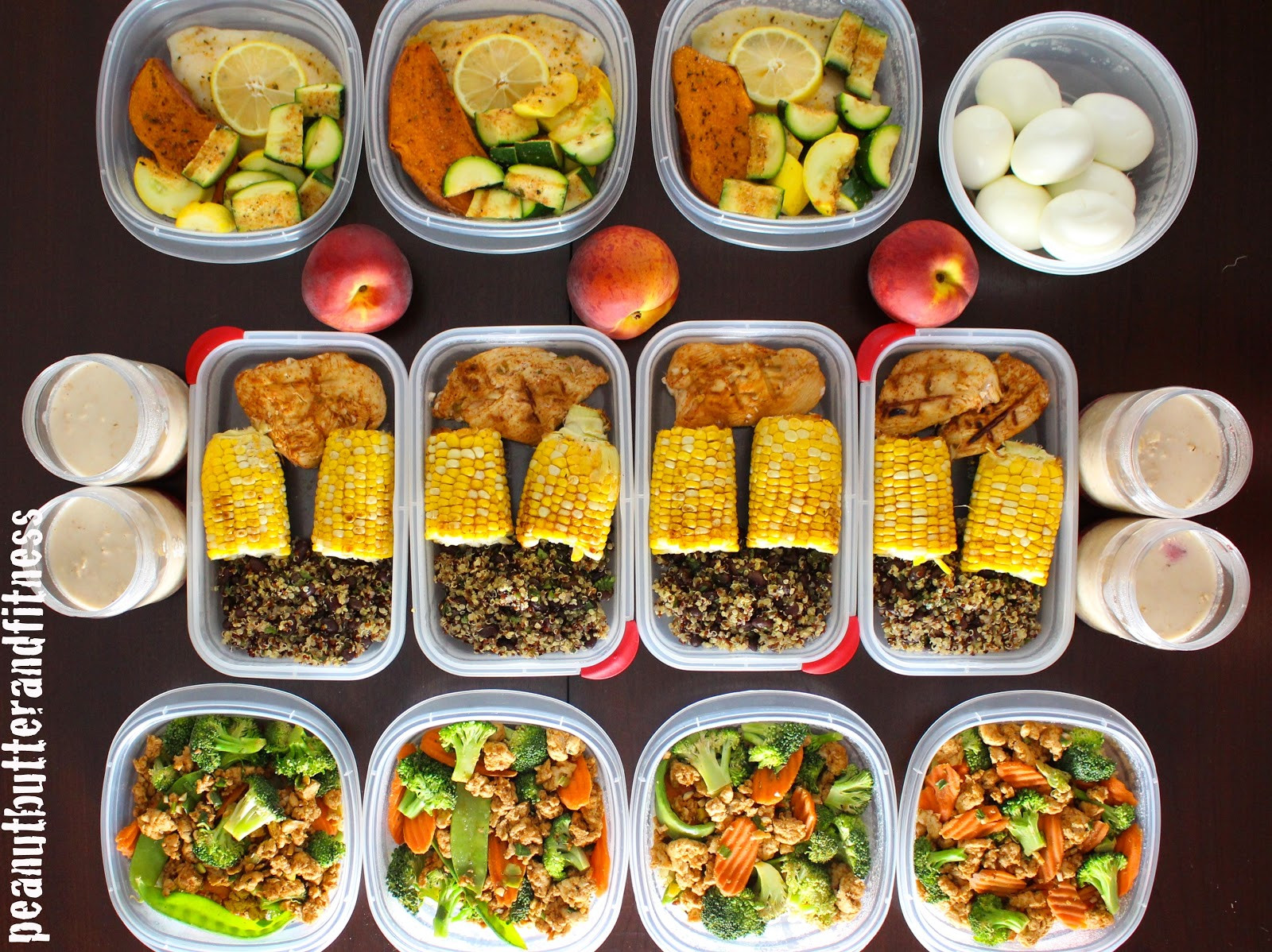 Healthy Lunches For The Week
 Meal Prep Week of May 18th Peanut Butter and Fitness