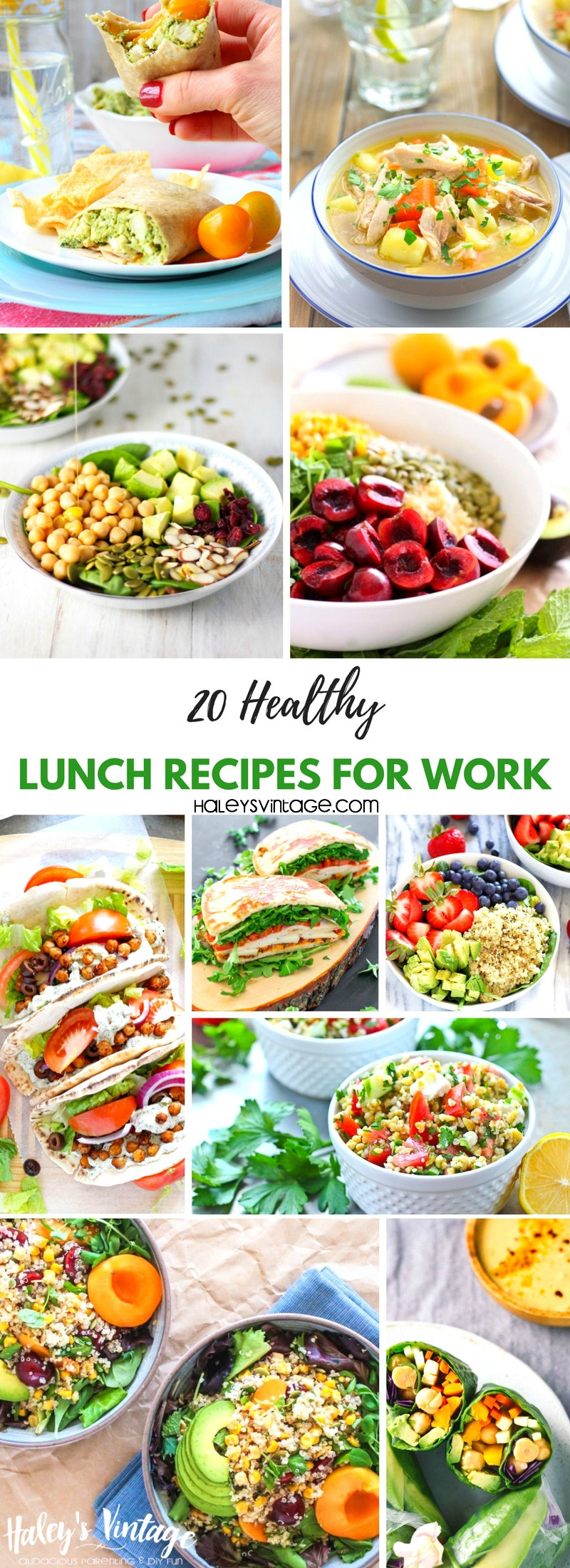 Healthy Lunches For Work
 20 Healthy Lunch Recipes for Work That Are Not Boring