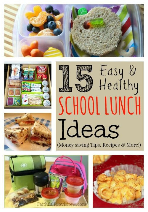 Healthy Lunches To Bring To School
 School Lunch Ideas Healthy Recipes and Money Saving Tips