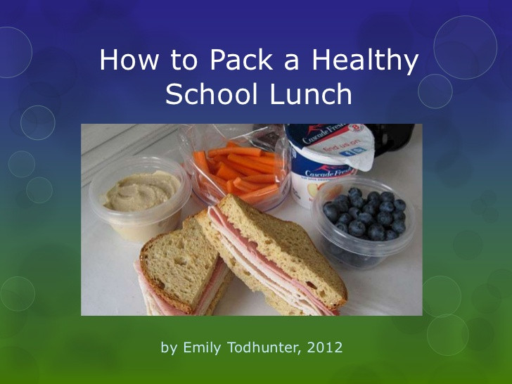Healthy Lunches To Pack For School
 How to Pack a Healthy School Lunch