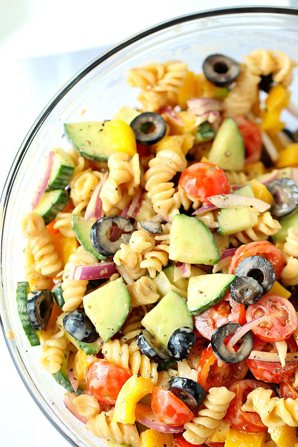 Healthy Macaroni Salad Recipe
 No Cook Healthy Pasta Salad Healthy veggie pasta salad