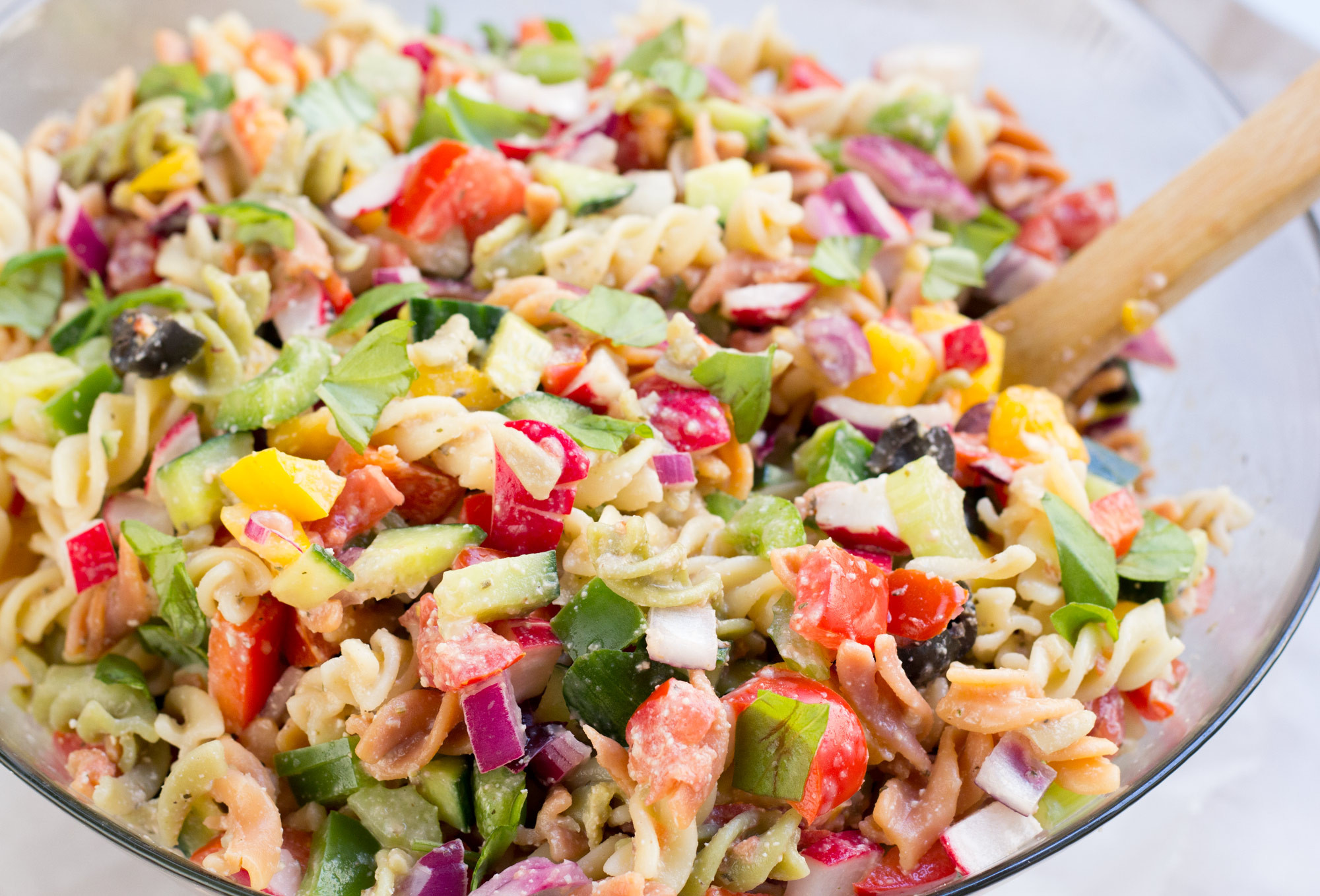 Healthy Macaroni Salad top 20 Healthy Rainbow Pasta Salad