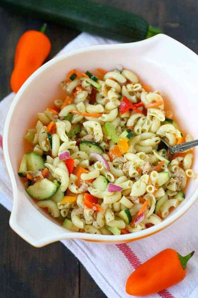 Healthy Macaroni Salad Without Mayo
 simple pasta salad recipe with mayo