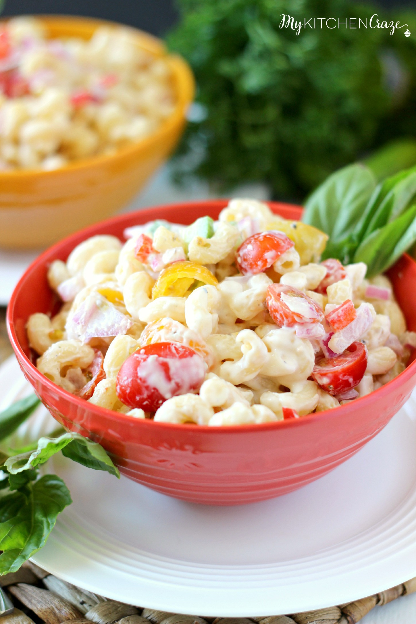 Healthy Macaroni Salad Without Mayo
 Pasta Salad Lite & Healthy My Kitchen Craze