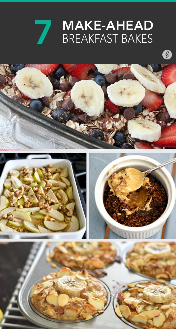 Healthy Make Ahead Breakfast Recipes
 Baked oatmeal Make ahead breakfast and Casseroles on