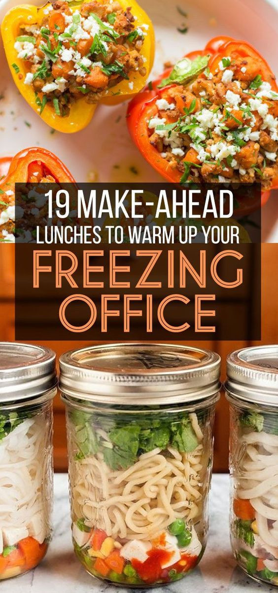 Healthy Make Ahead Lunches
 19 Easy Hot Lunch Ideas That Will Warm Up Your Freezing