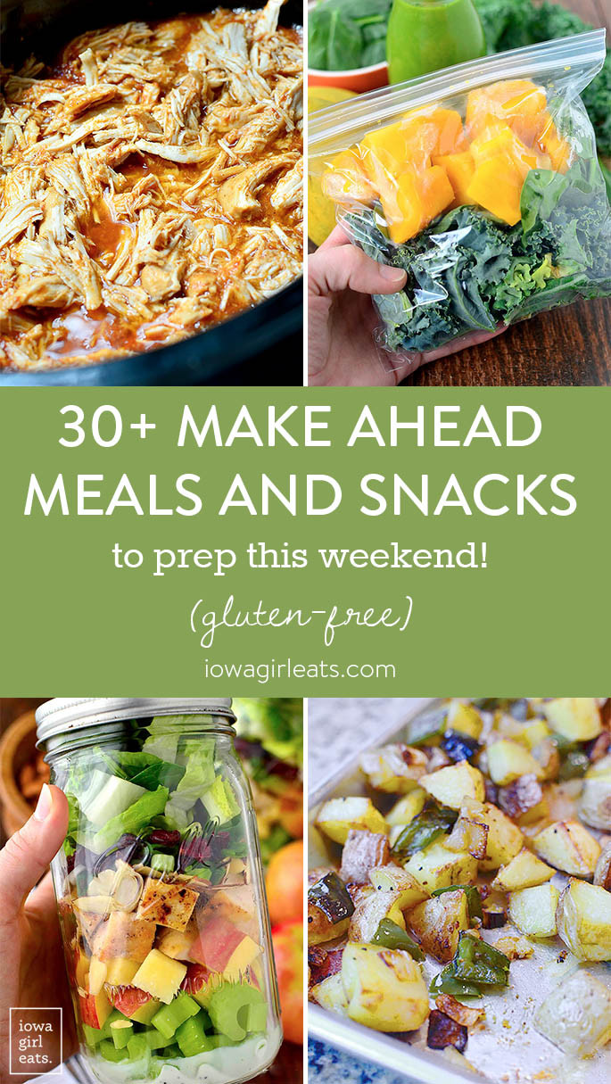 Healthy Make Ahead Lunches For Week
 30 Make Ahead Meals and Snacks to Prep This Weekend