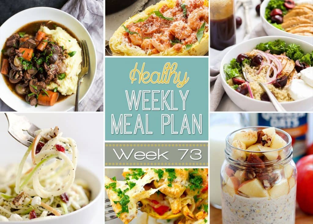 Healthy Make Ahead Lunches For Week
 Healthy Weekly Meal Plan 73 Yummy Healthy Easy