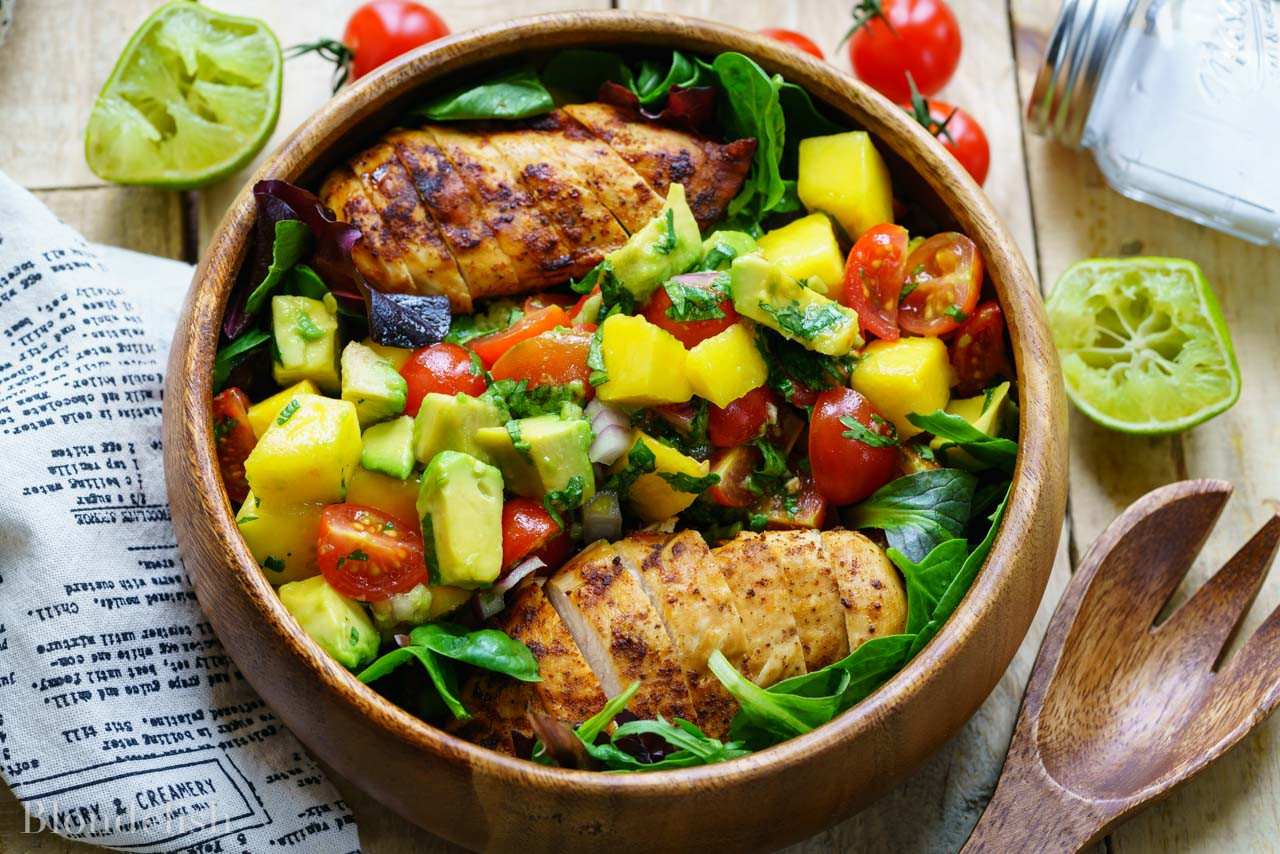 Healthy Mango Recipes
 Chicken Salad with Mango Salsa Healthy Chicken Recipes