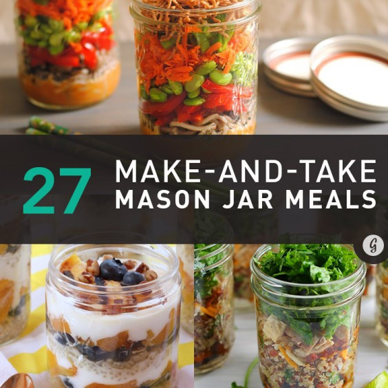 Healthy Mason Jar Lunches
 27 Healthy and Portable Mason Jar Meals