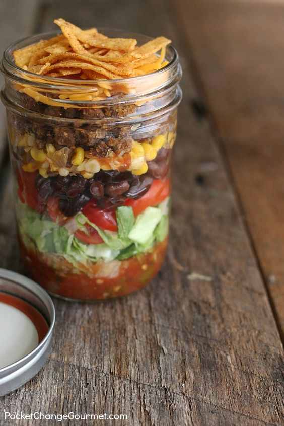 Healthy Mason Jar Lunches
 17 Statisfying Make Ahead Mason Jar Lunches