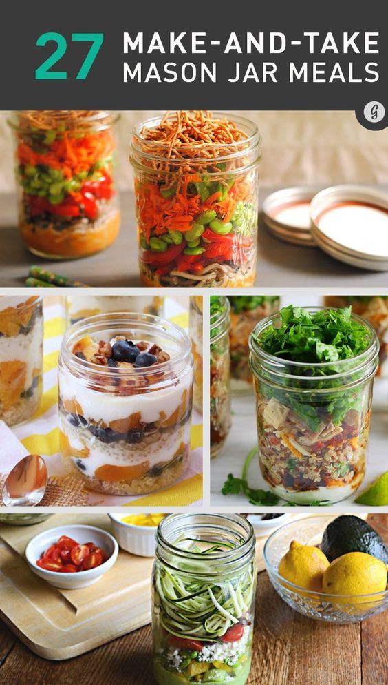 Healthy Mason Jar Lunches
 26 Healthy and Portable Mason Jar Meals