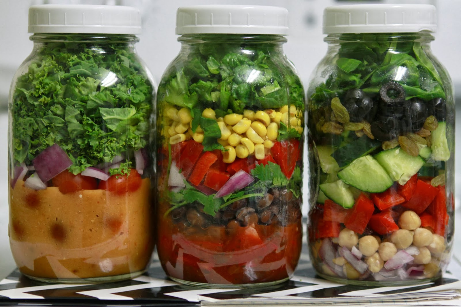 Healthy Mason Jar Lunches
 Naturally Ashley Mason Jar Meals Make Easy Lunches with