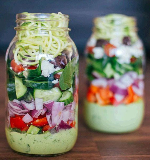 Healthy Mason Jar Salads
 33 Healthy Mason Jar Salads