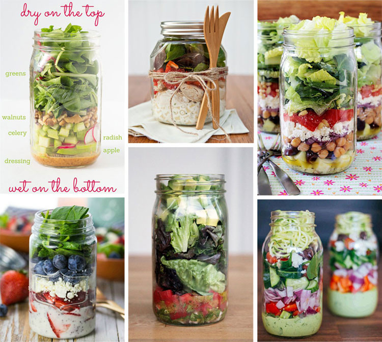 Healthy Mason Jar Salads
 33 Healthy Mason Jar Salads