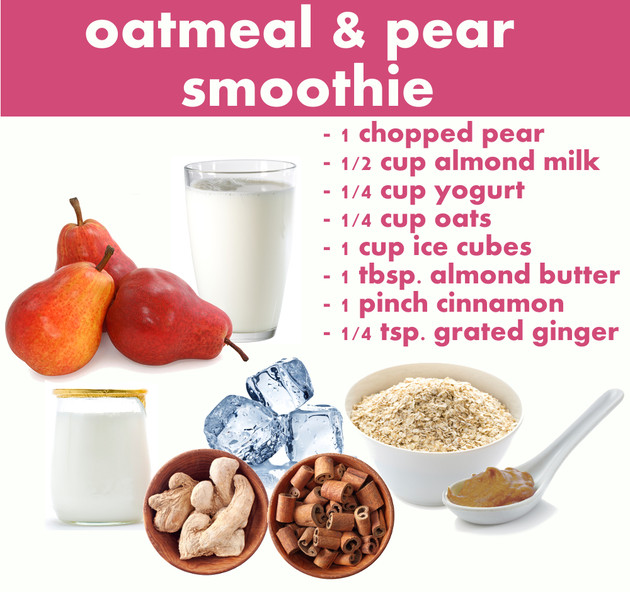 Healthy Meal Replacement Smoothies
 Breakfast Smoothie Recipes for Fall Oatmeal