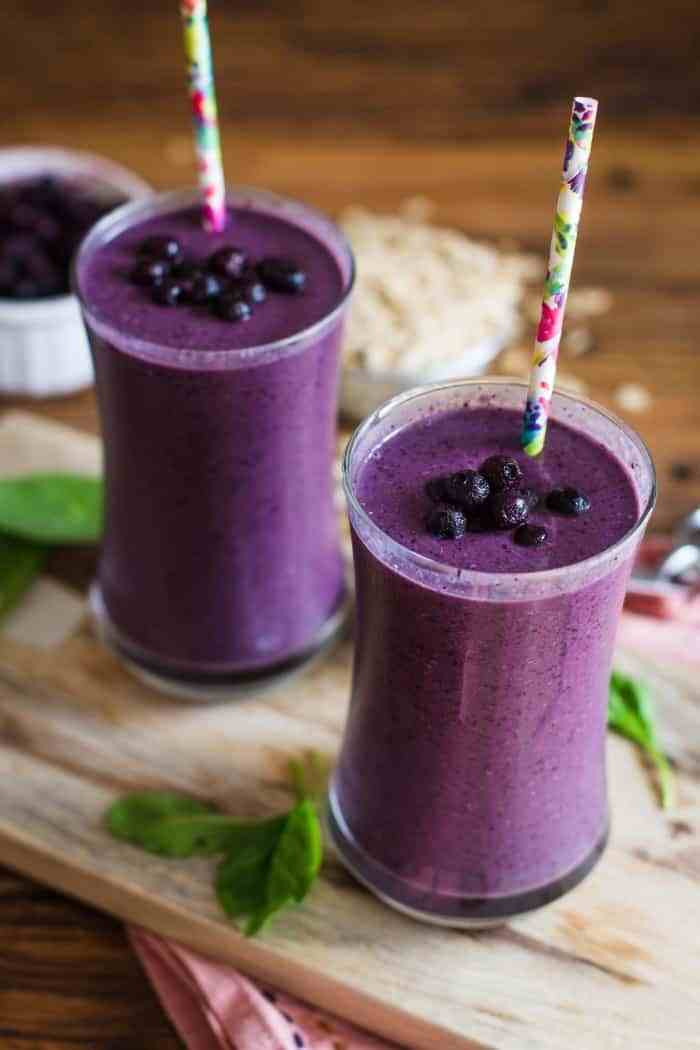 Healthy Meal Replacement Smoothies
 Meal Replacement Blueberry Green Smoothie