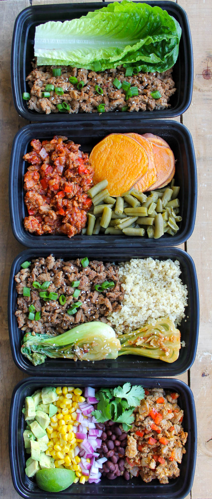 Healthy Meals With Ground Turkey
 Easy Ground Turkey Meal Prep Bowls 4 Ways Smile Sandwich