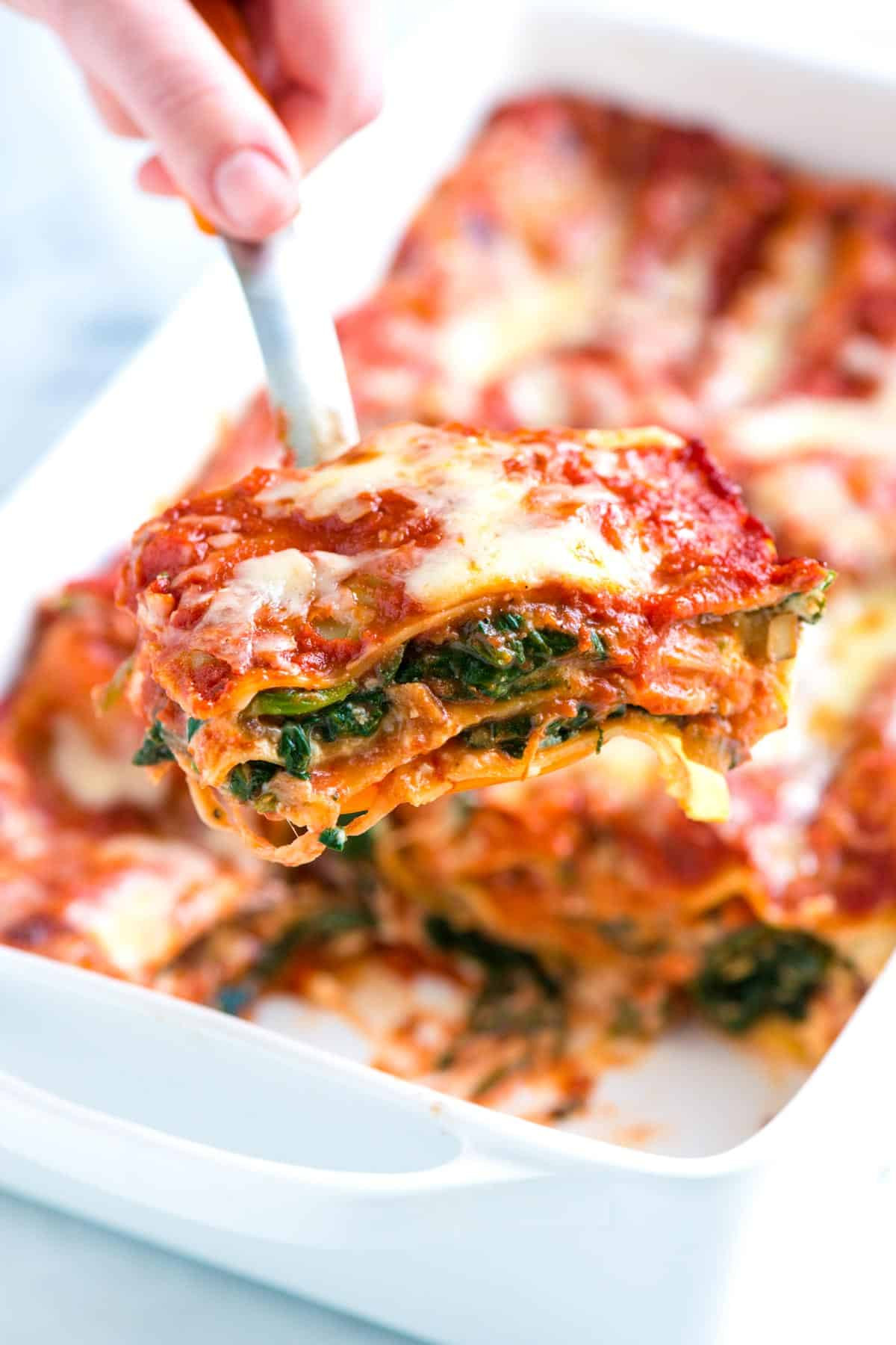 Healthy Meat Lasagna Recipe
 Healthier Spinach Lasagna Recipe with Mushrooms