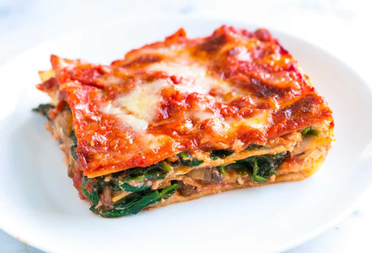 Healthy Meat Lasagna Recipe
 Healthier Spinach Lasagna Recipe with Mushrooms