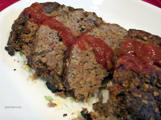 Healthy Meatloaf Recipe With Oatmeal
 turkey meatloaf with oatmeal and salsa