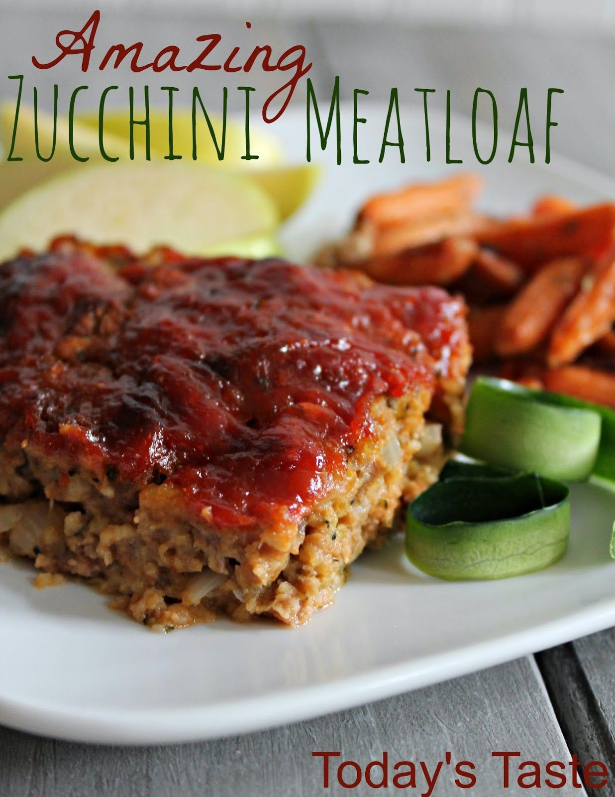 Healthy Meatloaf Recipes Ground Beef
 Today s Taste Amazing Zucchini Meatloaf The Zucchini