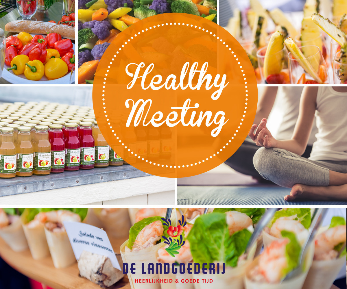 Healthy Meeting Snacks
 Nieuw concept Healthy Meeting De Landgoederij