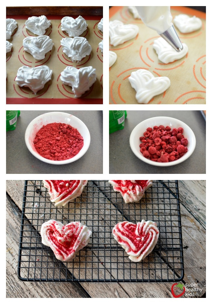 Healthy Meringue Cookies
 Coconut Raspberry Meringue Cookies