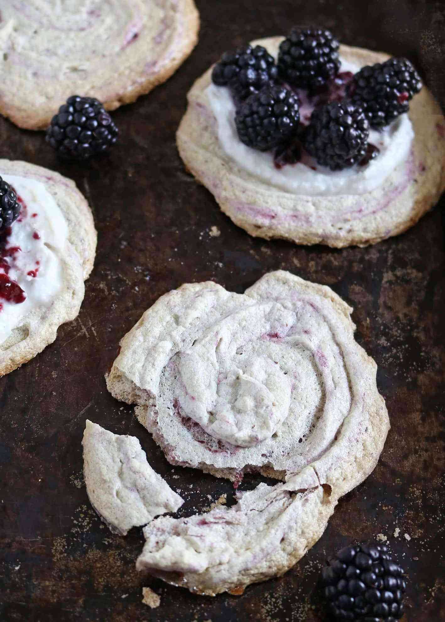 Healthy Meringue Cookies
 Blackberry Meringue Cookies Healthy Recipes with a